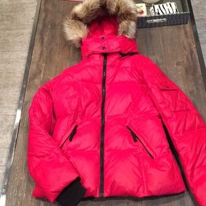 Sam red puffer jacket